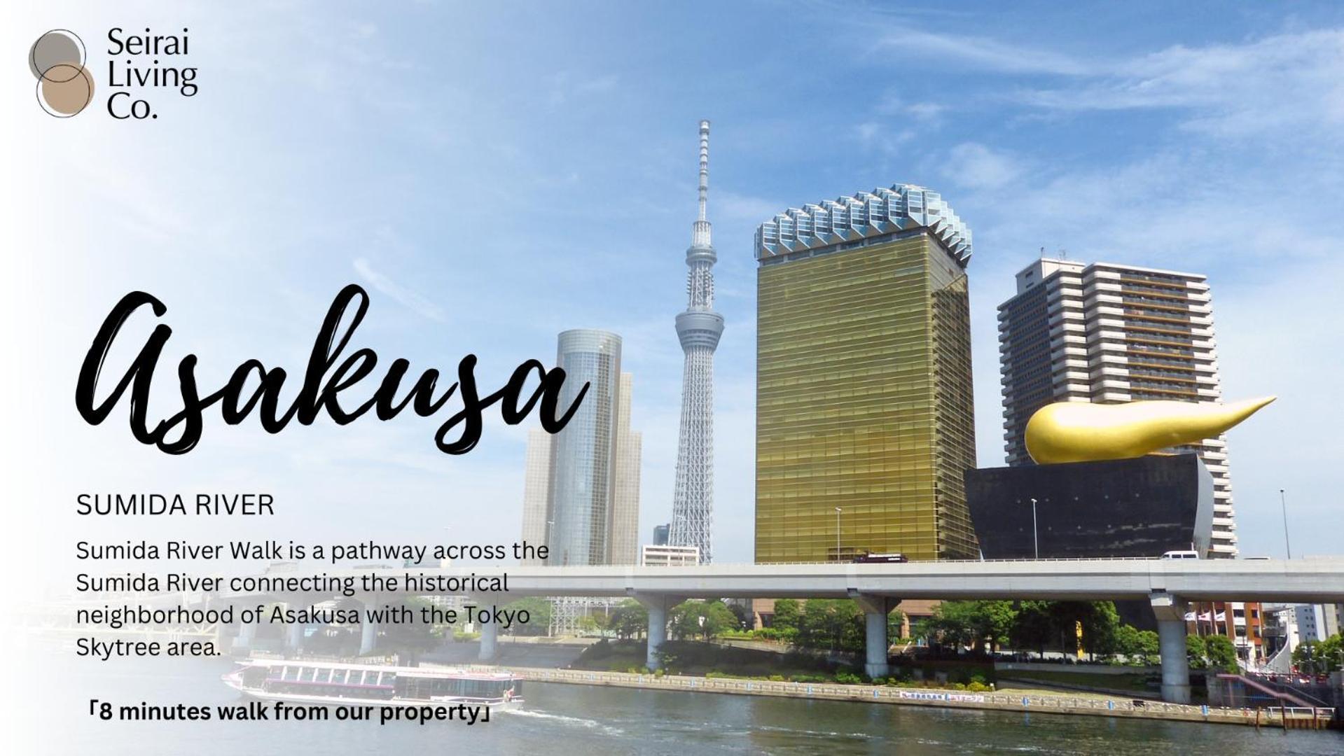 Seirai Asakusa Vacation Rental - 3 Minutes From Station Tokyo Dış mekan fotoğraf